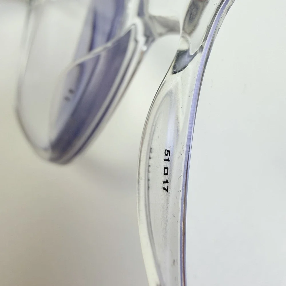 Fossil FOS7173 900 Crystal Square Eyeglasses Frames 53-17-145 Clear Unisex
